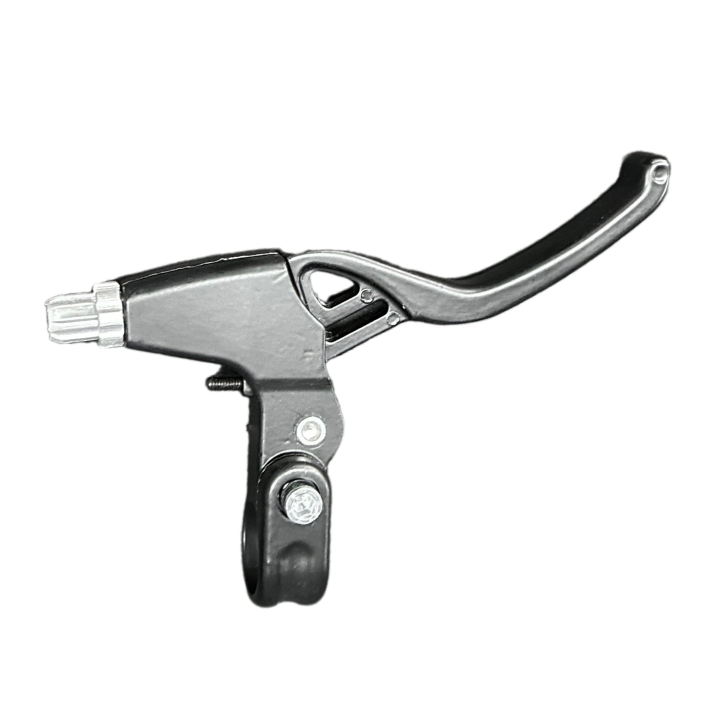 Bicycle brake lever on a white background
