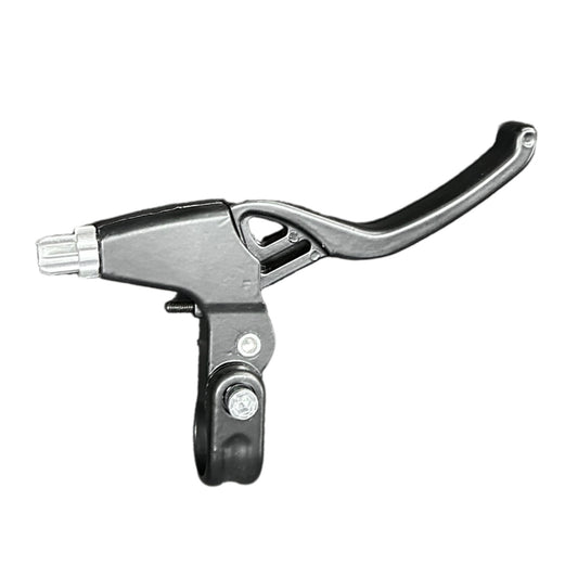 Bicycle brake lever on a white background